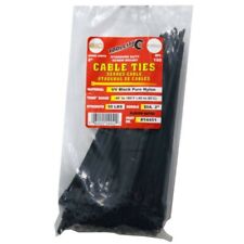 Tool City, Tool City 8 in. L Black Cable Tie 50LB SD SCREW MOUNT 100 Pack