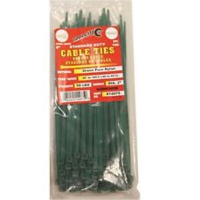 Tool City, Tool City 8 in. L Green Cable Tie 100 Pack