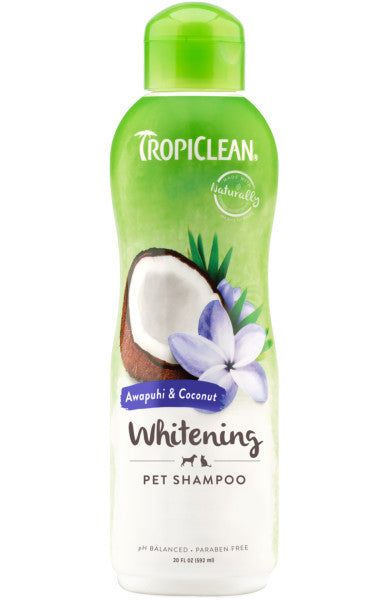 Tropiclean, TropiClean Awapuhi & Coconut Whitening Shampoo for Pets
