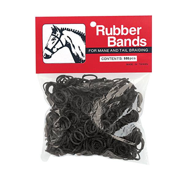 Weaver, Weaver Leather Rubber Bands Black