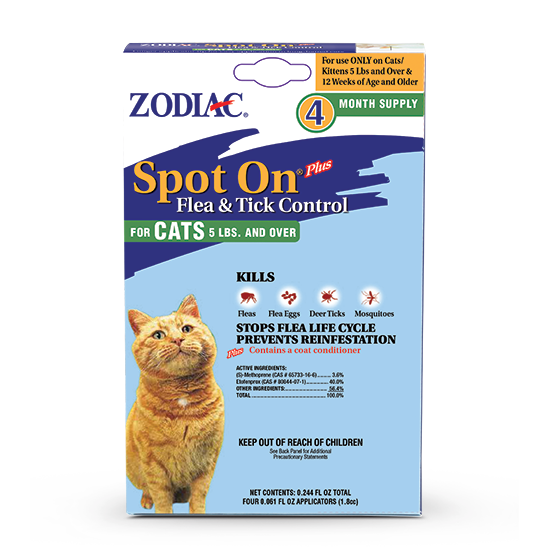 Wellmark International ZODIAC®, Wellmark International ZODIAC® SPOT ON® PLUS FLEA & TICK CONTROL FOR CATS & KITTENS