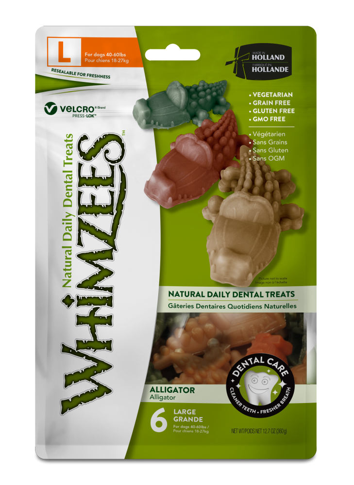 Whimzees, Whimzees Alligator Dental Dog Treats