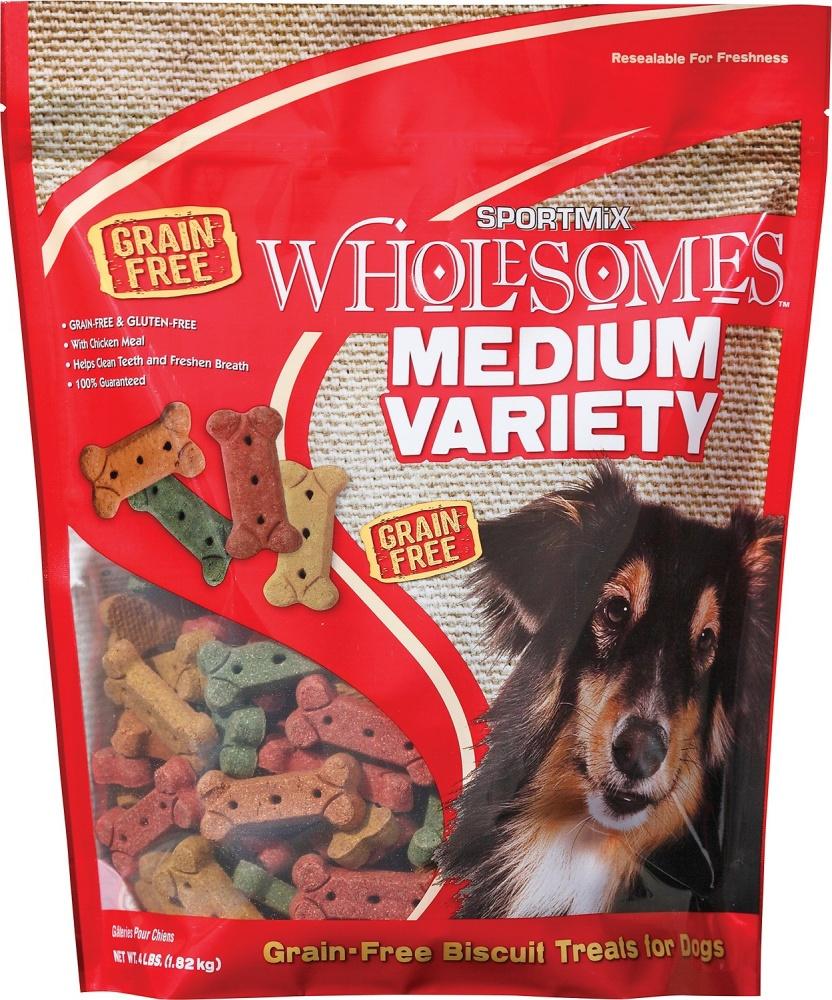Wholesomes, Wholesomes Medium Variety Biscuits Grain Free Dog Treats