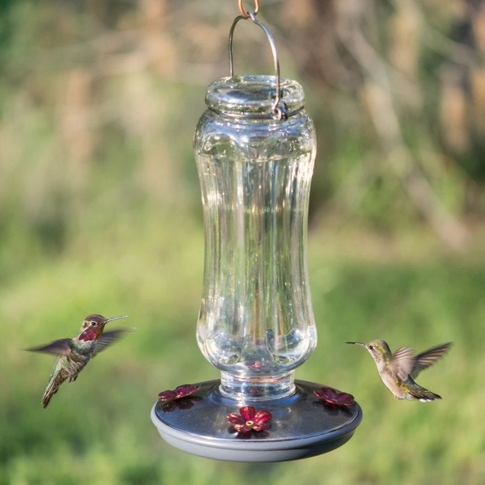 Woodstream, Woodstream Corporation Perky-Pet® Starglow Vintage Glass Hummingbird Feeder