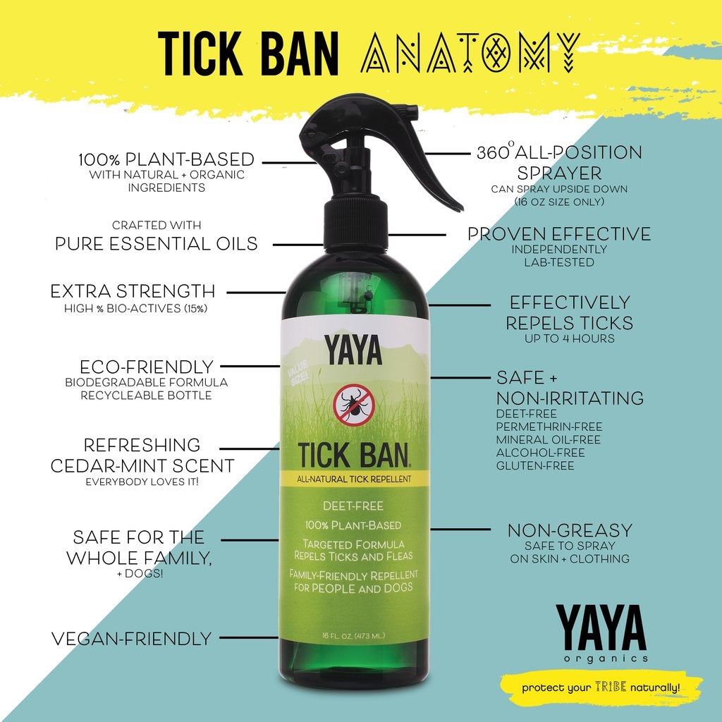YAYA, YAYA TICK BAN All-Natural Tick Repellent