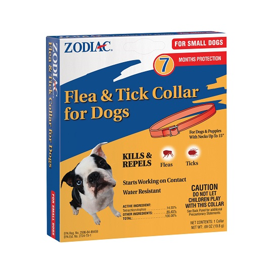 Zodiac, ZODIAC FLEA & TICK COLLAR FOR SMALL AND LARGE DOGS