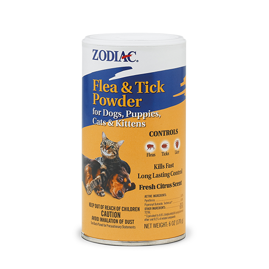 Zodiac, ZODIAC® FLEA & TICK POWDER FOR DOGS, PUPPIES, CATS & KITTENS