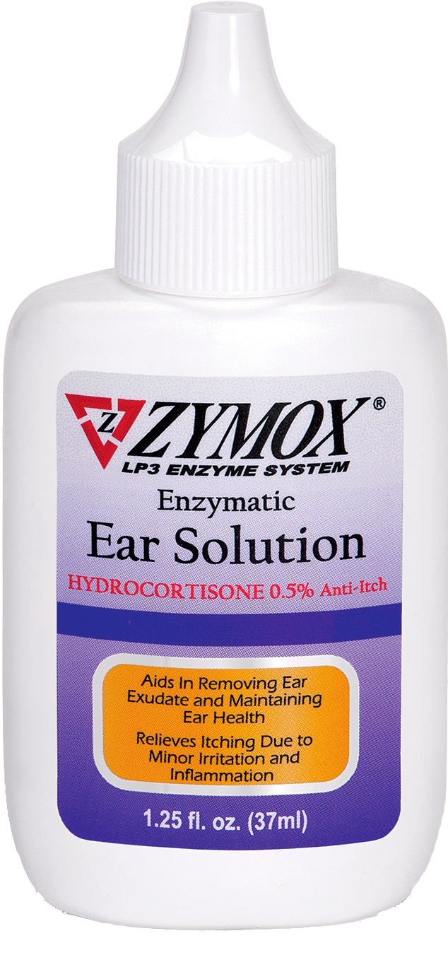 Zymox, ZYMOX Enzymatic Ear Solution with 0.5% Hydrocortisone