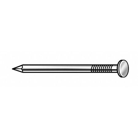 Zoro Tools, Zoro Tools Common Nail, 3-1/2 in L, 16d, Steel, Bright Finish, 8 ga, 220 PK